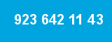 923 642 11 43 923 642 11 43